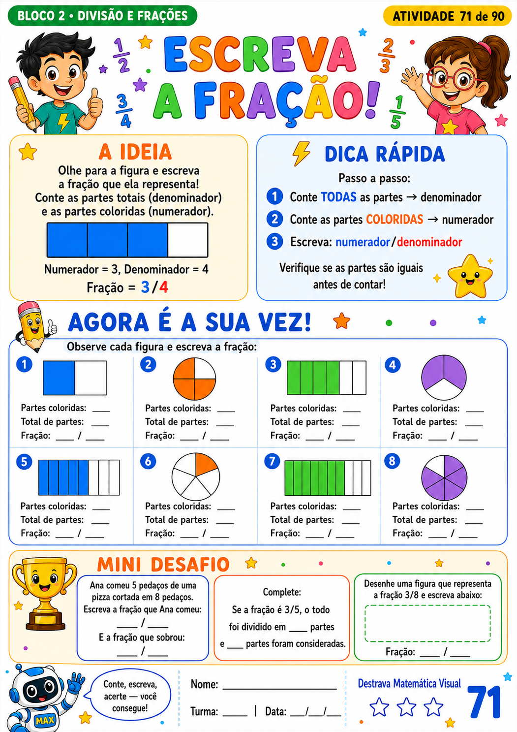 Página 3 do material Destrava Matemática Visual
