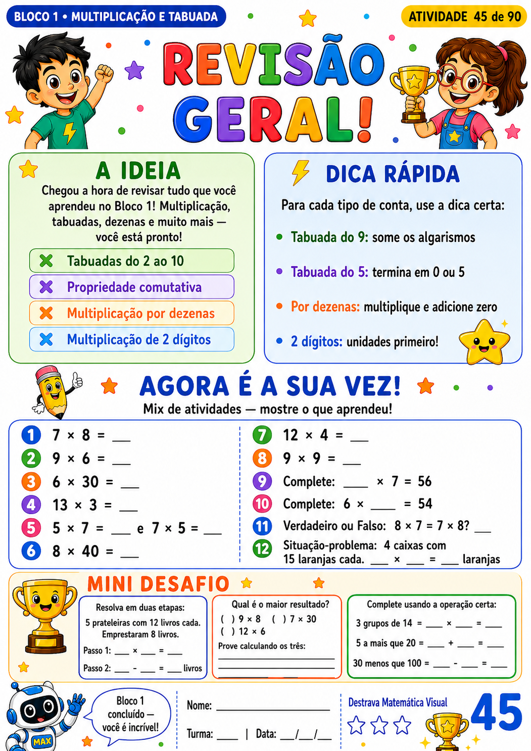 Página 5 do material Destrava Matemática Visual