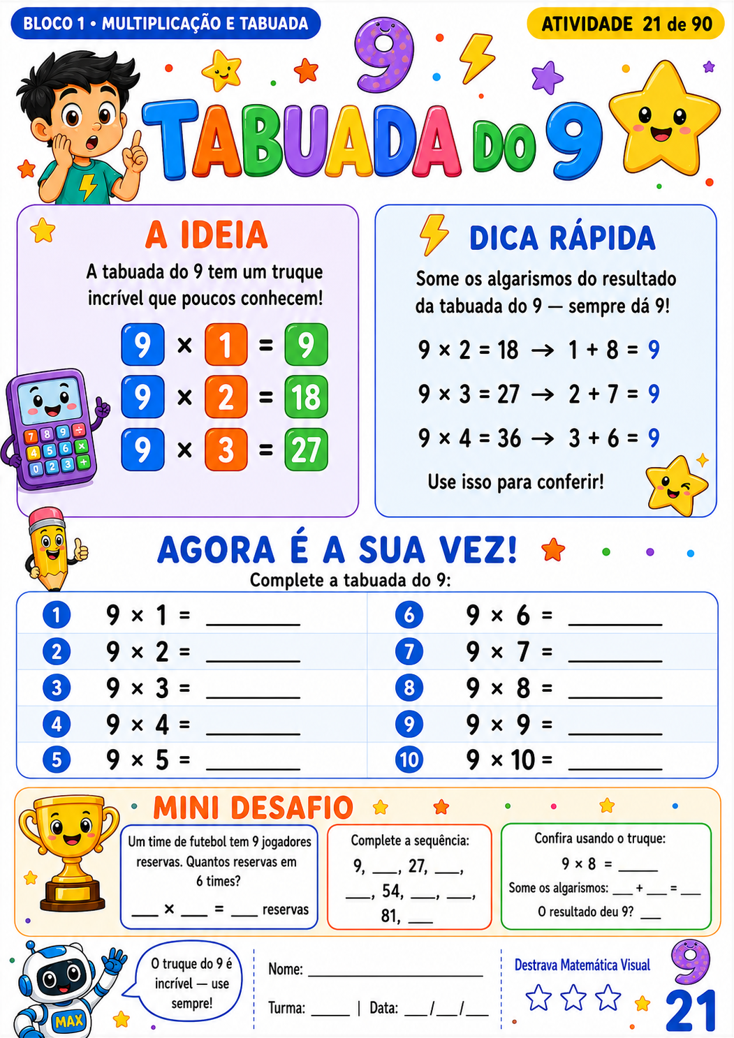 Página 7 do material Destrava Matemática Visual