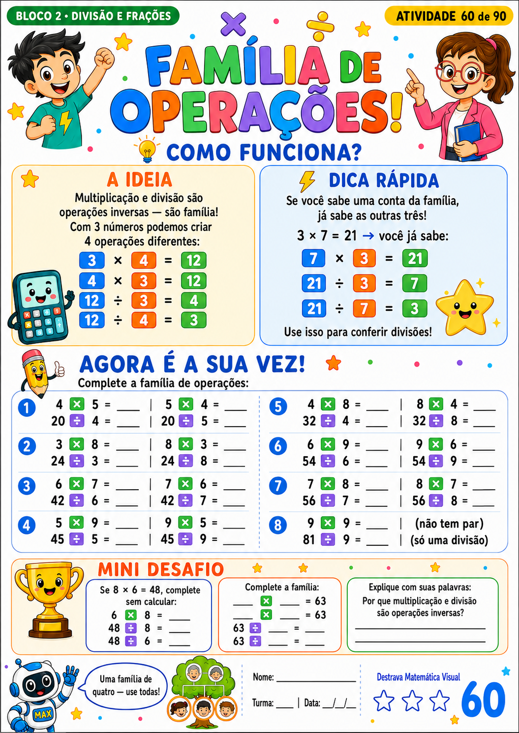 Atividade Família de Operações